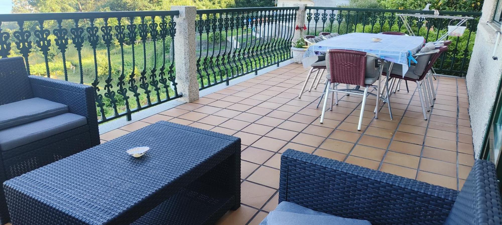 Camino Loureiro Apartment Combarro Bagian luar foto